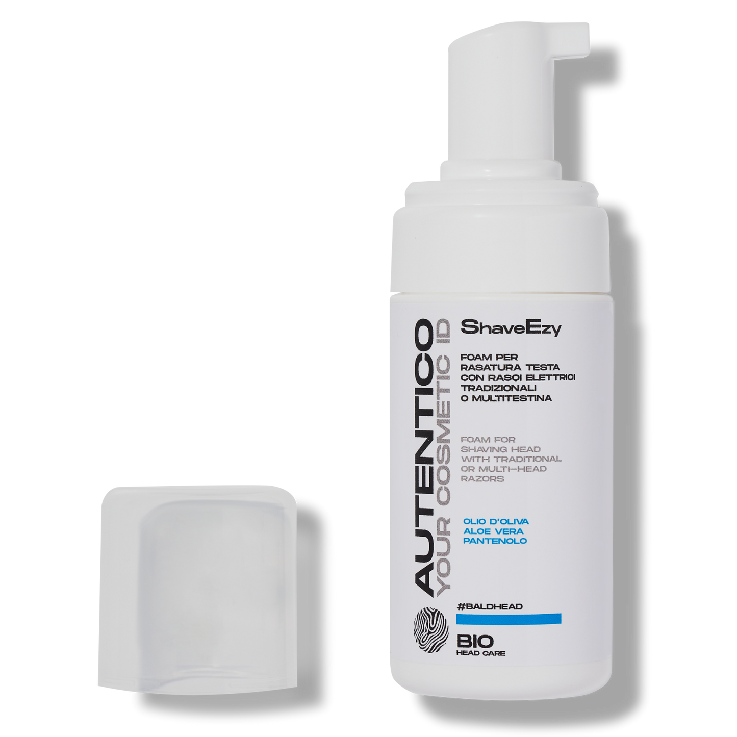 ShaveEzy, Foam per rasatura testa con rasoi elettrici tradizionali o multitestina. 100ML.