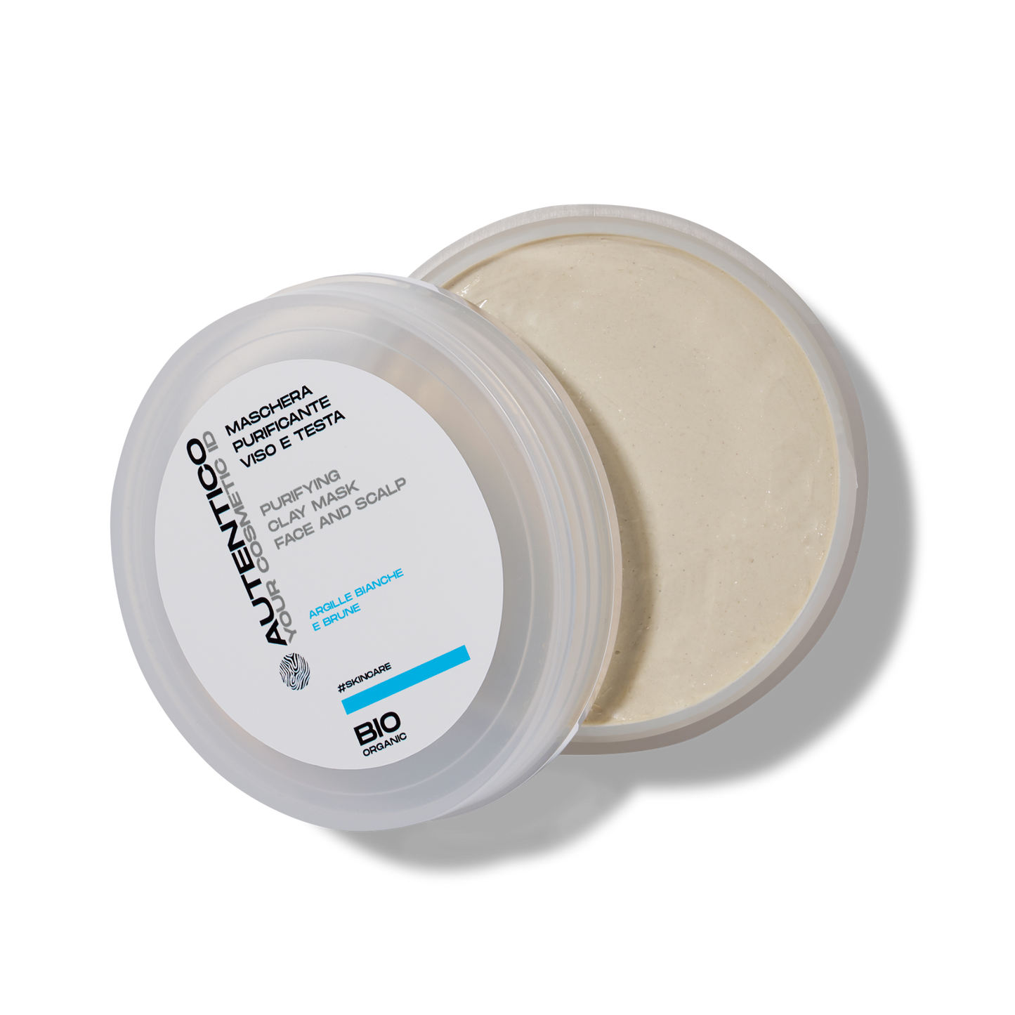 Maschera Purificante Viso Testa Alle Argille Bianche E Brune - 100 ml